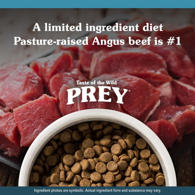 Taste Of The Wild Prey Angus Beef Recipe Dog Food - 25 Lb