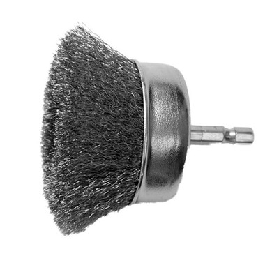 Hot Max Crimped Wire Mounted Wheel - 3"