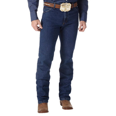 Wrangler Men's Mid Stone Cowboy Cut Advance Comfort Regular Fit Jean
