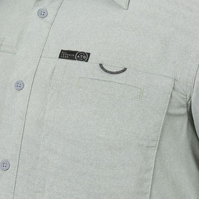 Wrangler Men's ATG Long Sleeve Hike To Fish Utility Shirt - Dark Forest