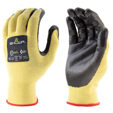 Showa DuPont Kevlar Seamless Knit Cut Resistant Gloves with Zorb-IT Foam Nitrile Coated Palm