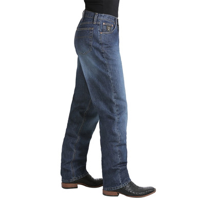 Cinch Men's Loose Fit Black Label Jean - Dark Stonewash