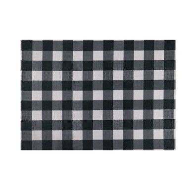 Evergreen Enterprises Buffalo Check Layering Mat - Black & White