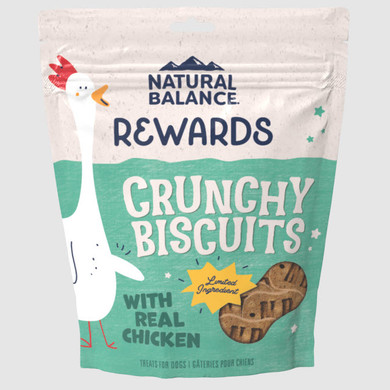 Natural Balance Crunchy Biscuits With Real Chicken Dog Treat - 14 Oz
