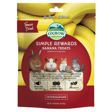 Oxbow Simple Rewards Banana Treats - 1 oz