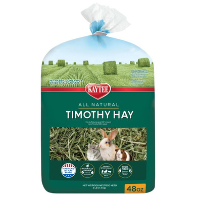 Kaytee All Natural Timothy Hay Small Animal Food - 48 oz