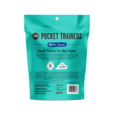 Bixbi Pocket Trainers Bacon Training Dog Treat - 6 oz