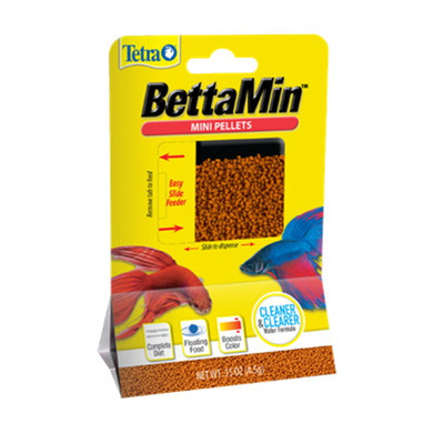 Tetra Betta Mini Floating Fish Food Pellets - 0.15 Oz