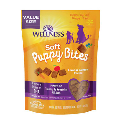 Wellness Lamb & Salmon Recipe Soft Puppy Bites - 8 Oz