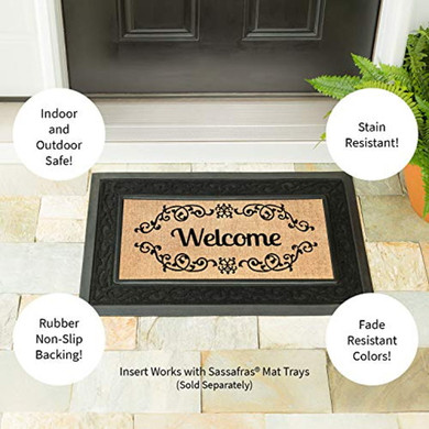 Evergreen Enterprises Flag Welcome Scroll Sassafras Switch Mat