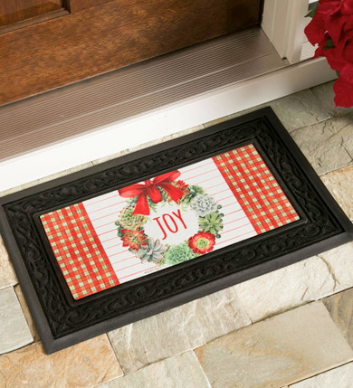 Evergreen Enterprises Holiday Succulents Sassafras Switch Mat - 22"