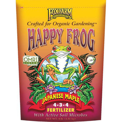 Foxfarm Happy Frog 4-3-4 Japanese Maple Fertilizer - 4 Lb