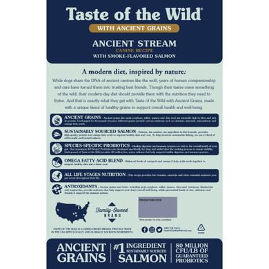 Taste of The Wild Ancient Stream Canine Dog Food - 28 lb