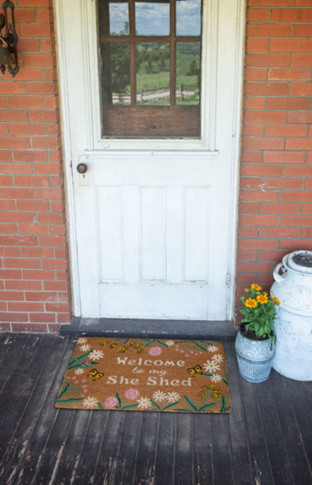 Ganz Welcome To My She Shed Doormat - 30" X 18"