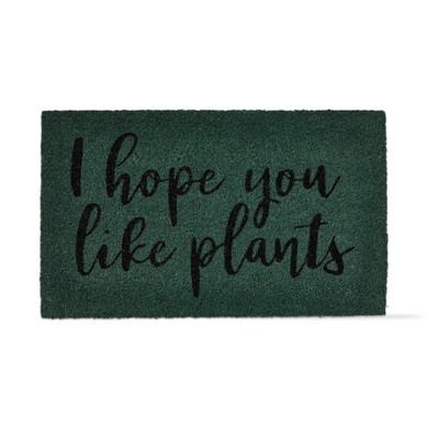 Tag Hope You Like Plants Coir Mat - 30" X 18" X 1"