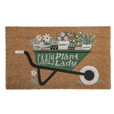 Ganz Crazy Plant Lady Doormat - 30" X 18"