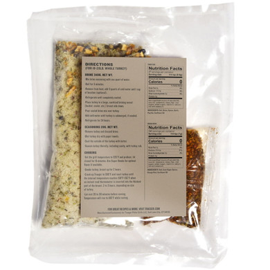 Traeger Turkey Blend Wood Pellets & Brine Kit - 18 lb