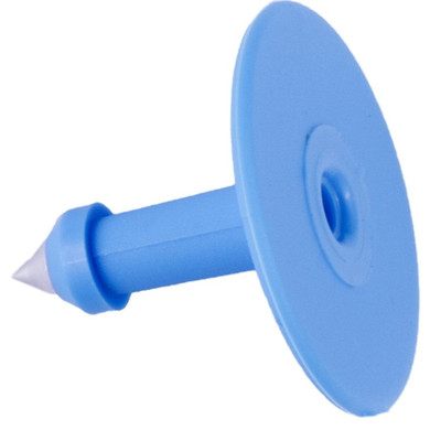 Y-tex All American Ear Tag Buttons - Blue - 25 Pk