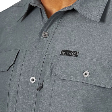Wrangler ATG Men's Utility Long Sleeve Shirt - Turbulence