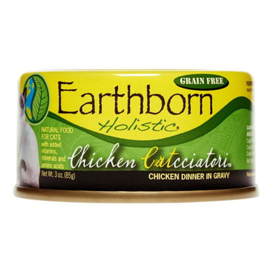 Earthborn Holistic Chicken Catcciatori Grain-free Recipe Wet Cat Food - 5.5 oz