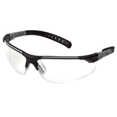 Tru-guard Clear Anti-fog Lenses Safety Glasses - Black/gray