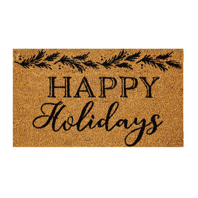 Evergreen Enterprises Happy Holidays Coir Mat - 16" X 28"