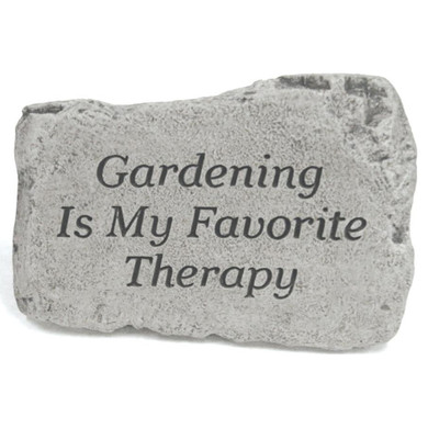 Massarelli's Gardening Is My Favorite Therapy Old Stone - 10"