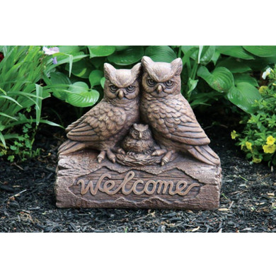 Massarelli's Welcome Owls Statue - 45 lb