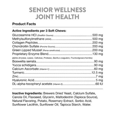 Naturvet Senior Advanced Joint Health Soft Chews - 60 ct