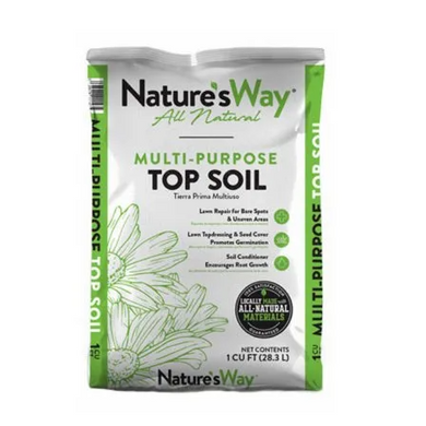 Nature's Way All Natural & Organic Top Soil 1 Cu Ft