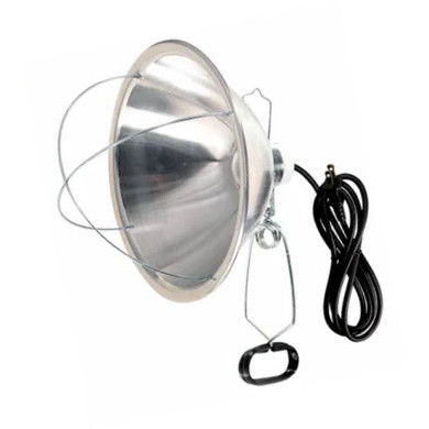 300W Brooder Reflector Lamp w/Clamp, 6 ft cord