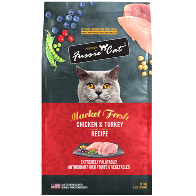 Fussie Cat Market Fresh Chicken & Turkey Cat Food - 10 lb