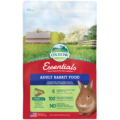 Oxbow Essential Adult Rabbit Food - 5lb