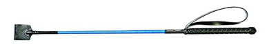 Weaver Leather Riding Bat with PVC Handle, Blue
