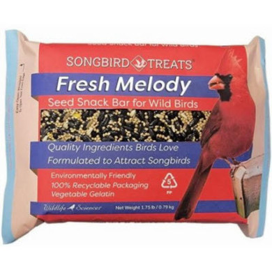 Fresh Melody Seed Snack Bar for Wild Birds - 1.75lb