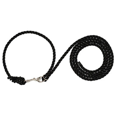 The Weaver Leather Adjustable Poly Neck Rope for Cattle Black