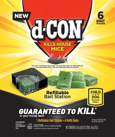 D-Con Mice Station Refill 6pk