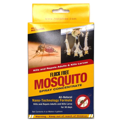 Flock Free Natural Mosquito Control Spray Concentrate - 4 oz