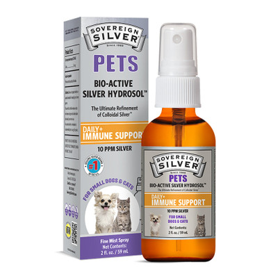 Sovereign Silver Pets Bio-Active Silver Hydrosol Fine Mist Spray - 2 oz