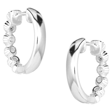 Montana Silversmiths Western Wonderland Crystal Hoop Earrings