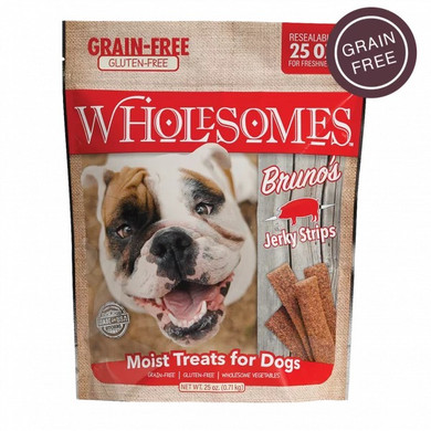 Wholesomes Grain-Free Bruno's Jerky Strips Dog Treats - 25 oz