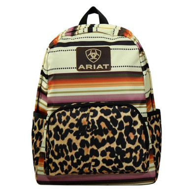 Ariat Women's Serape Cheetah Adjustable Strap Backpack - Brown Tan