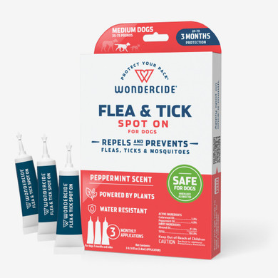 Wondercide Flea & Tick Spot On for Dogs + Cats With Natural Essential Oils