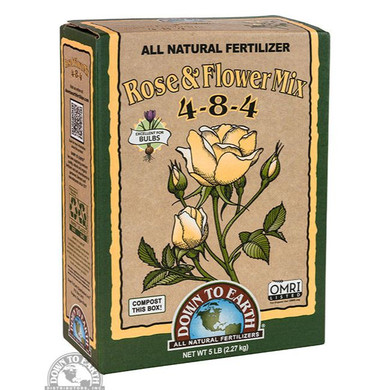 Down To Earth Rose & Flower 4-8-4 Fertilizer - 5 lb