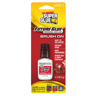 Super Glue Future Glue Instant Bond Liquid 5G Brush On - 0.17 oz