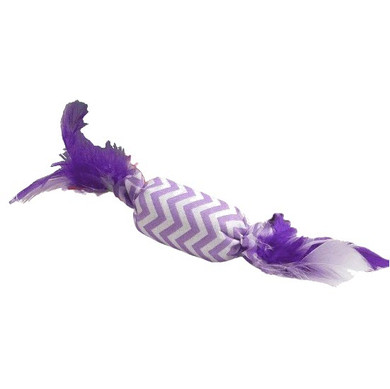 Multipet Candy Crackle with Feathers Cat Toy