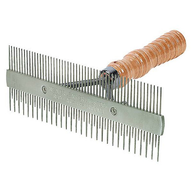 Weaver Livestock Wood Handle Two Sided Comb