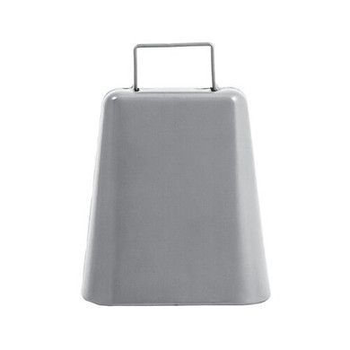 Koch Powder Coated Long Distance Cow Bell - Gray