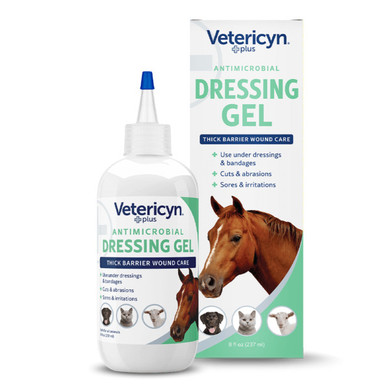 Vetericyn Plus All Animal Antimicrobial Dressing Gel - 8 oz