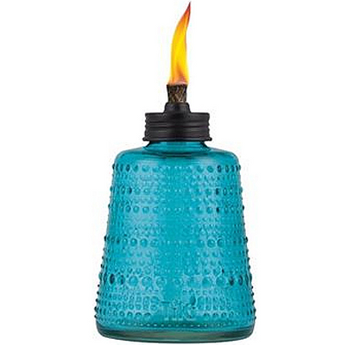 Tiki Lamplight Farms Glass Table Torch - 6"